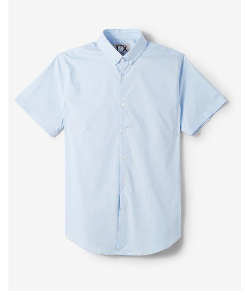 Express Mens Slim Easy Care Short Sleeve