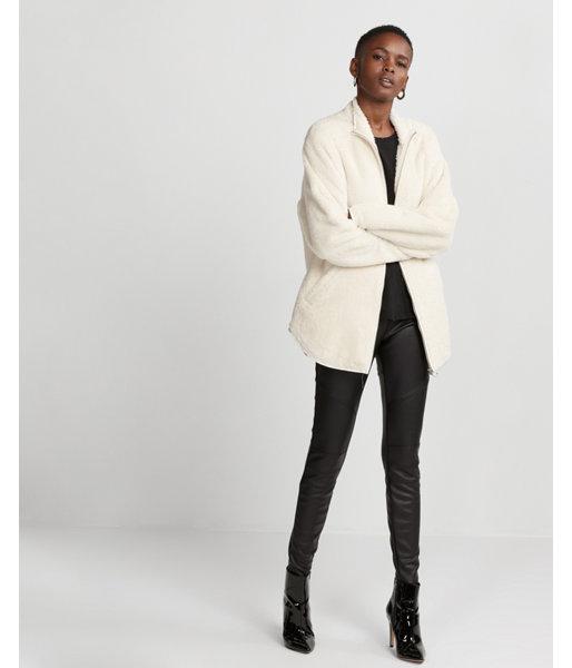 Express Womens Oversized Fleece Jacket