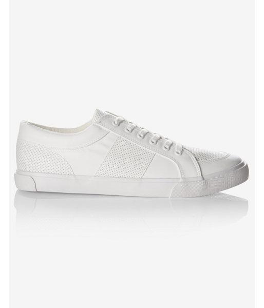 Express Mens Perforated Lace-up Low Top