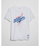 Express Mens Los Angeles Dodgers Spliced Graphic Tee