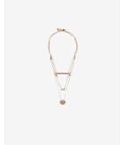 Express Womens Three Row Layered Necklace