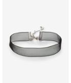 Express Womens Organza Ribbon Choker Necklace