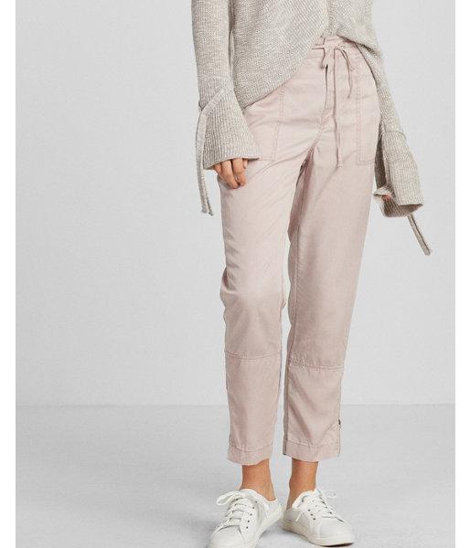 Express Womens High Waisted Ankle Zip Cargo Pant