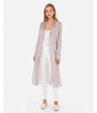Express Womens Striped Button-front Duster