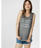 Express Petite Ray Of Sunshine Graphic Tank