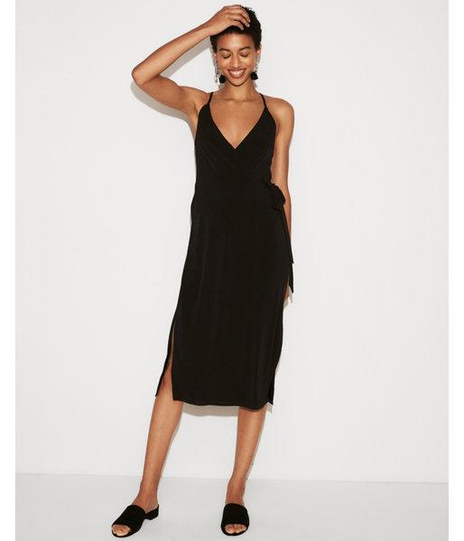 Express Womens Strappy Back Wrap Dress
