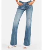Express Womens Mid Rise Seamed Bootcut Jeans