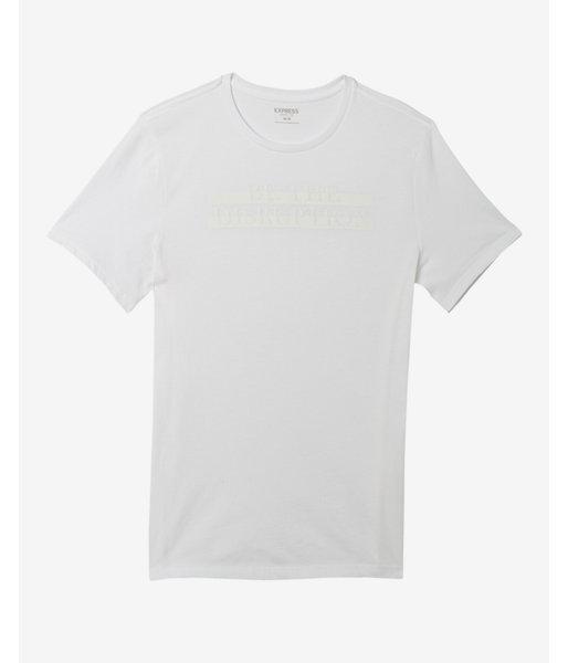 Express Disruption Crew Neck Graphic Tee