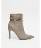 Express Womens Slouch Thin Heel Ankle Booties