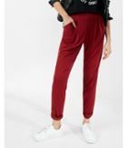 Express Mid Rise Cuffed Ankle Pant