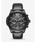 Express Pebbled Leather Multi-function Watch