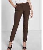 Express Womens Mid Rise New Waistband Columnist Ankle Pant