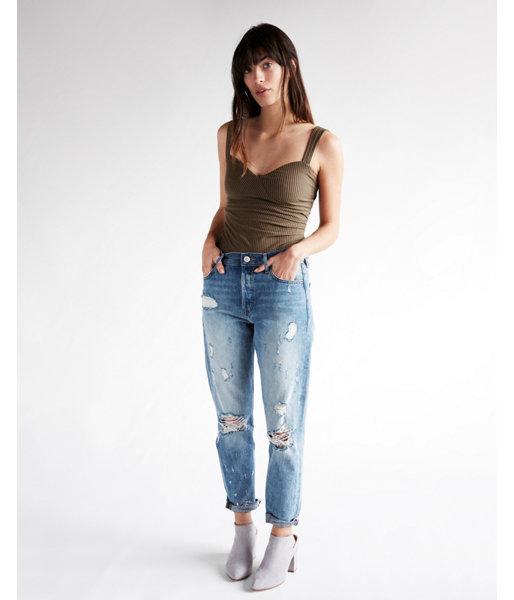 Express Womens Express One Eleven Sweetheart Neck Ruched Top