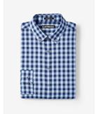 Express Modern Fit Check Button-down Performance Dress