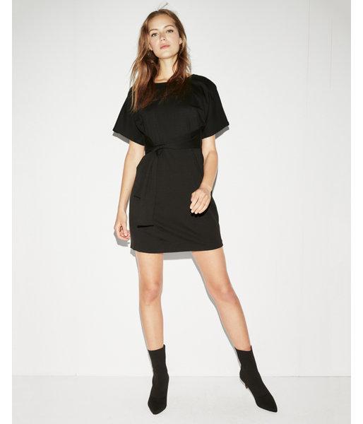 Express Womens Tie Front Dolman Dress