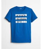 Express Mens Blue Risk Taker Graphic Tee