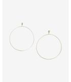 Express Womens Thin Hoop Earrings