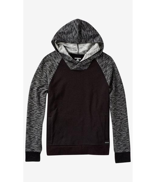 Express Men's Sweatshirts Space Dye Raglan