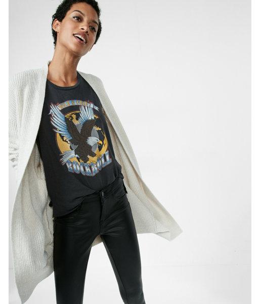 Express Shaker Knit Wedge Cover-up