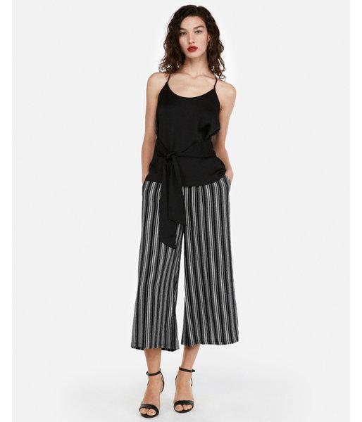 Express Womens Tie Front Scooped V-neck Cami