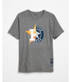 Express Mens Houston Astros Crew Neck Tee