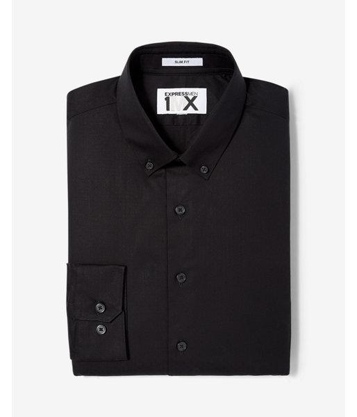 Express Slim Fit Easy Care Button Down 1mx Dress