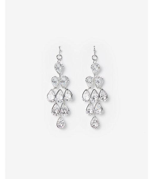 Express Womens Waterfall Cubic Zirconia Earrings