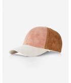 Express Color Block Faux Suede Baseball Hat