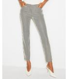 Express Womens Mid Rise Striped Knit Columnist Ankle Pant