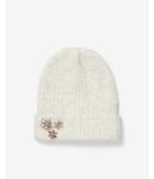 Express Womens Floral Embellished Beanie