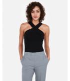 Express Womens Express One Eleven X Front Halter Top