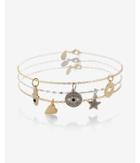 Express Womens Build Your Own Eye And Star Charm Choker Necklace