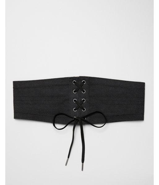 Express Womens Canvas Corset Belt