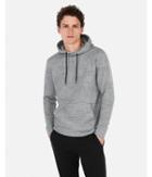 Express Mens Printed Hem Fleece Hoodie