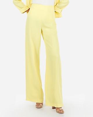 Express Womens High Waisted Wide Leg Palazzo Pant