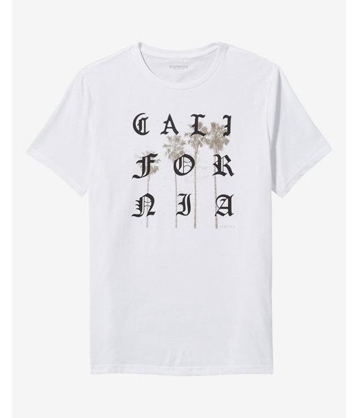 Express California Crew Neck Graphic Tee
