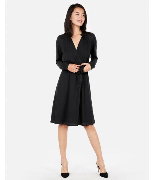 Express Womens Surplice Tie Waist