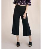 Express Womens High Waisted Crepe Culottes