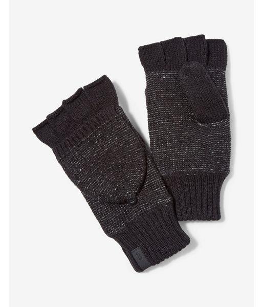 Express Mens Plaited Flip Top Gloves