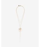 Express Womens Nested Floating Filigree Drop Necklace