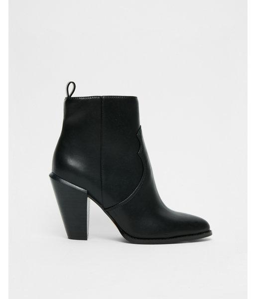 Express Womens Western Heeled Booties