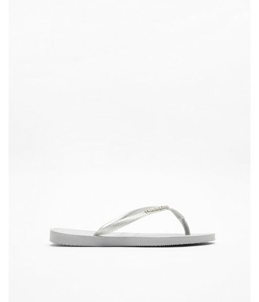 Express Womens Havaianas Metallic Flip Flops