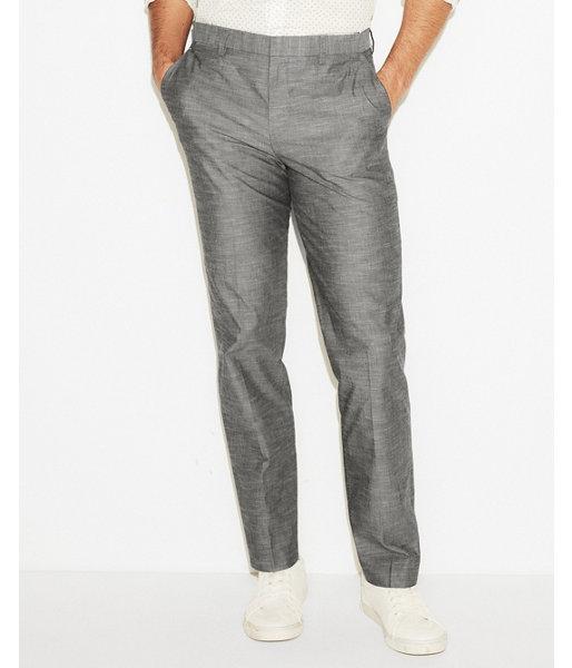Express Mens Classic Stretch Slub Dress Pant