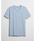 Express Mens Slim Stretch Space Dyed V-neck Tee