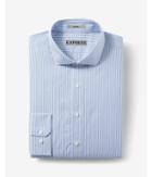 Express Mens Fitted Striped Dress