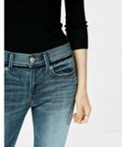 Express Mid Rise Released Waistband Stretch Jean
