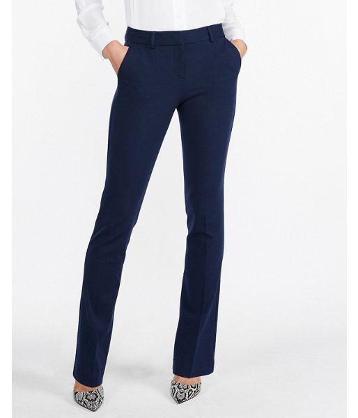 Express Womens Petite Mid Rise Columnist Barely Boot Pant