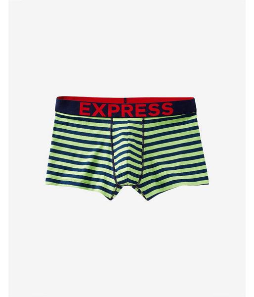 Express Mens Green Rugby Stripe