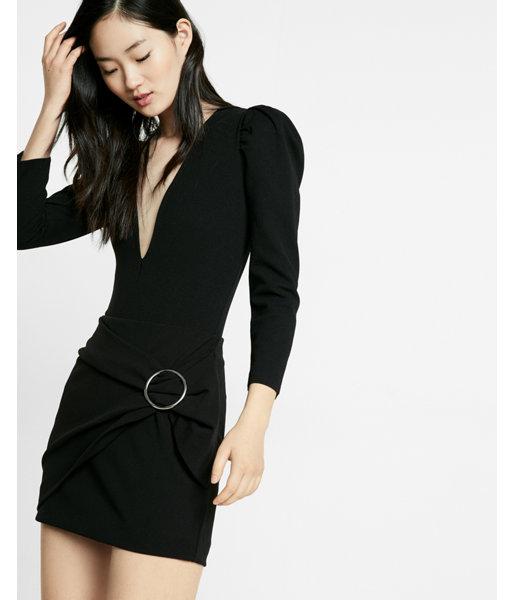 Express Petite High Waisted O-ring