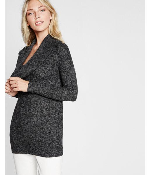Express Womens Express One Eleven Plush Jersey 3-in-1 Cowl Tee
